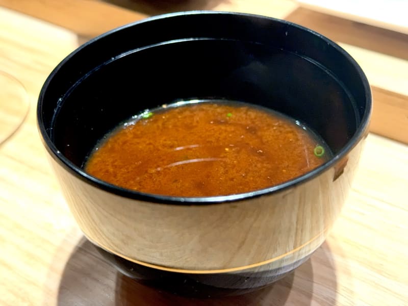 Miso Soup at Getsushi Omakase