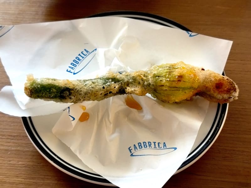 Zucchini Flower at Fabbrica Pasta Bar Newtown