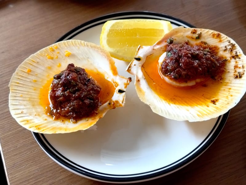 Shark Bay Scallop at Fabbrica Pasta Bar Newtown