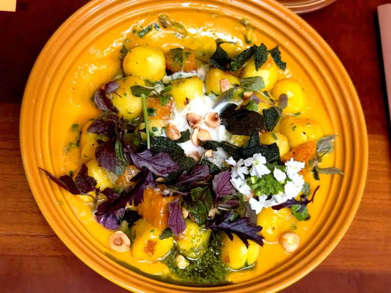 Creamy Butternut Pumpkin Gnocchi at The Grounds Coffee Factory