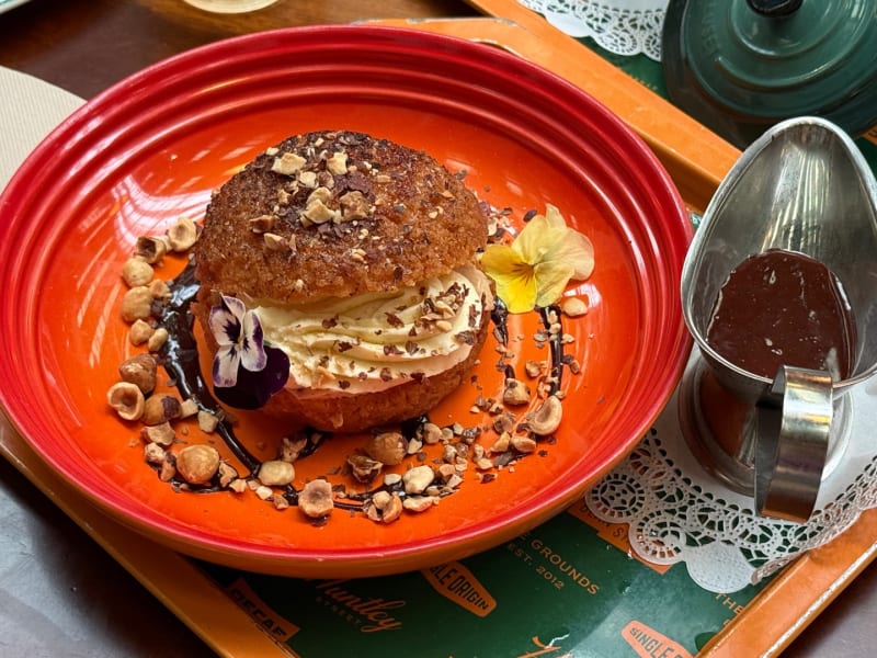 Hazelnut Cream Puff at The Grounds Coffee Factory