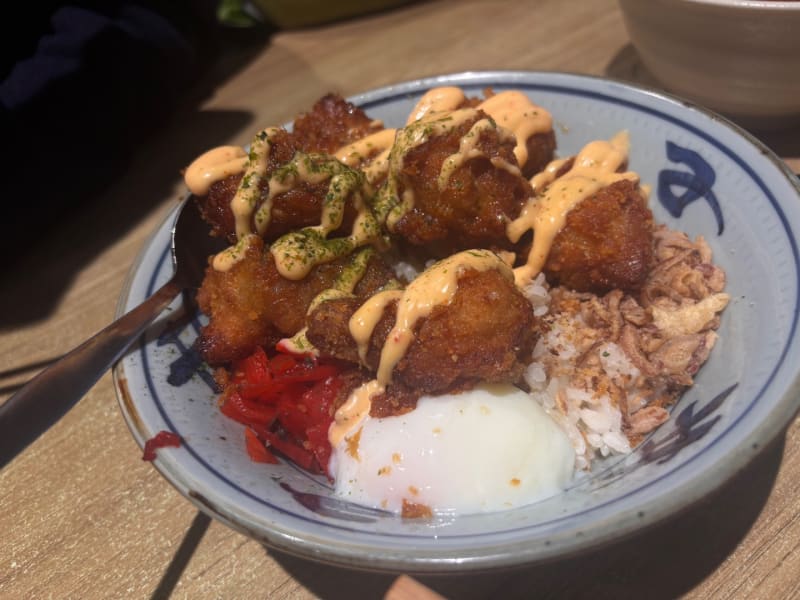 Karaage Chicken Don at Mikazuki Chatswood