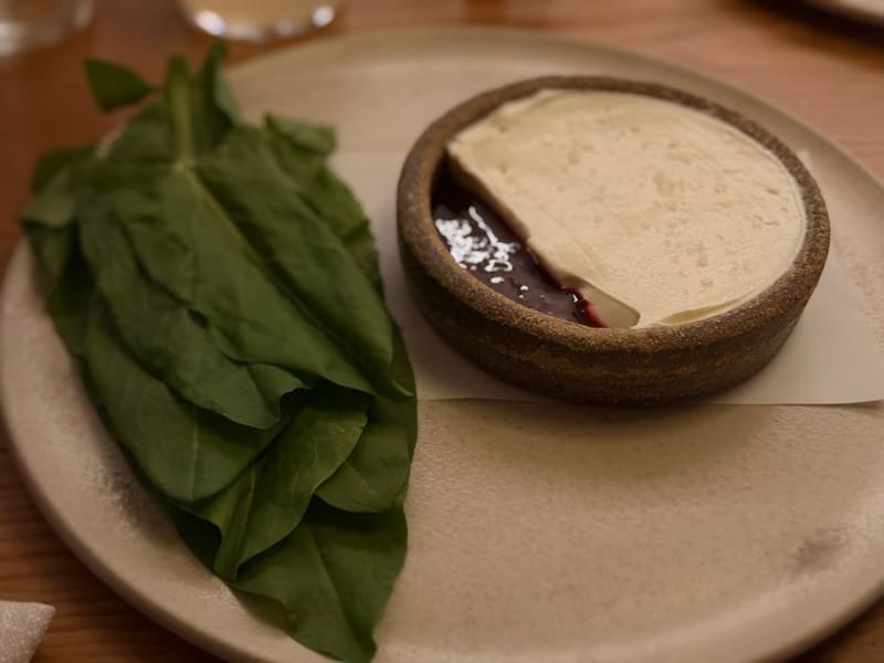 Smoked Buffalo Labneh at Aalia Restaurant Sydney