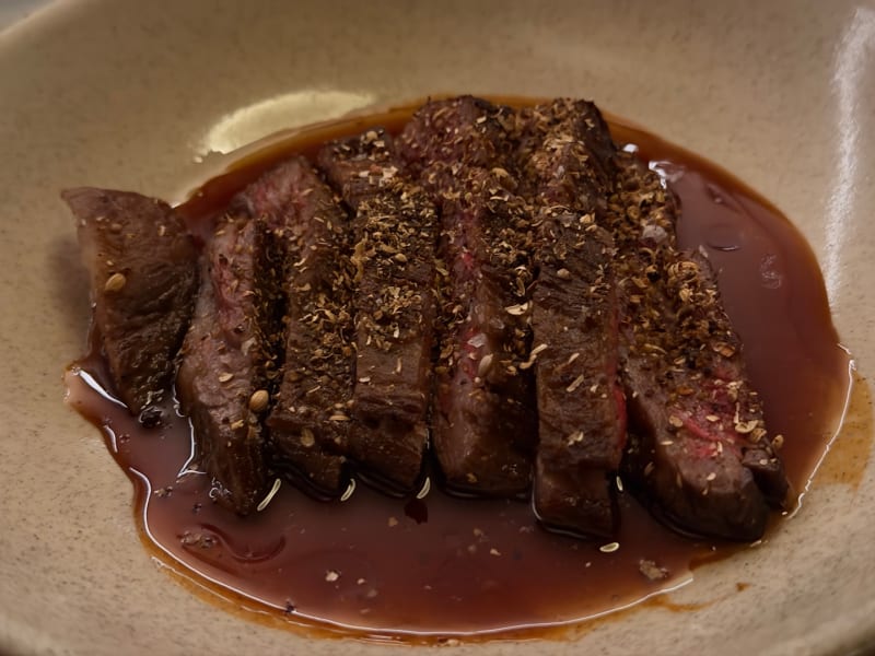 Full Blood Wagyu Short Rib Mb9+ at Aalia Restaurant Sydney