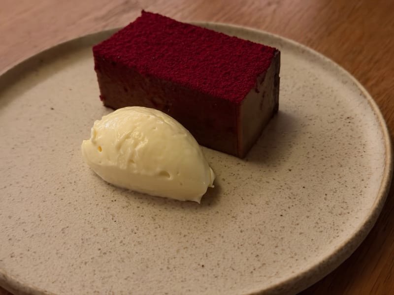 Milk Chocolate Tart at Aalia Restaurant Sydney