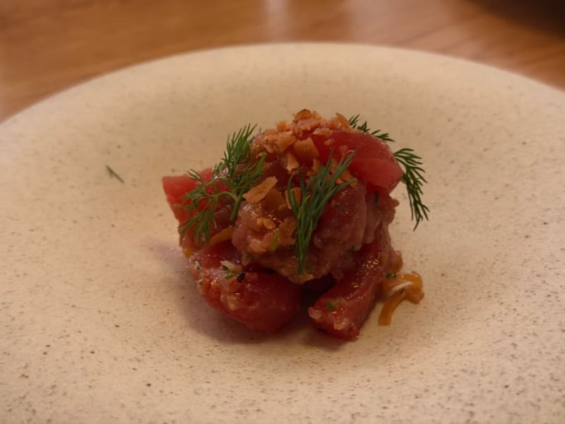 Tuna Rishta at Aalia Restaurant Sydney