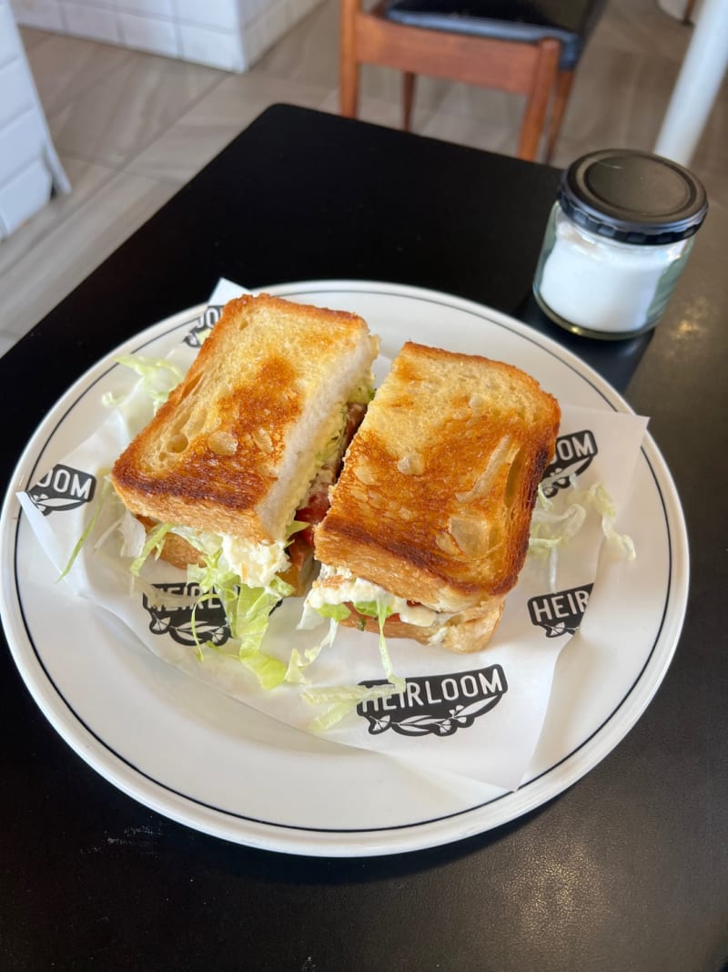 Caprese Sandwich at Heirloom Specialty Coffee