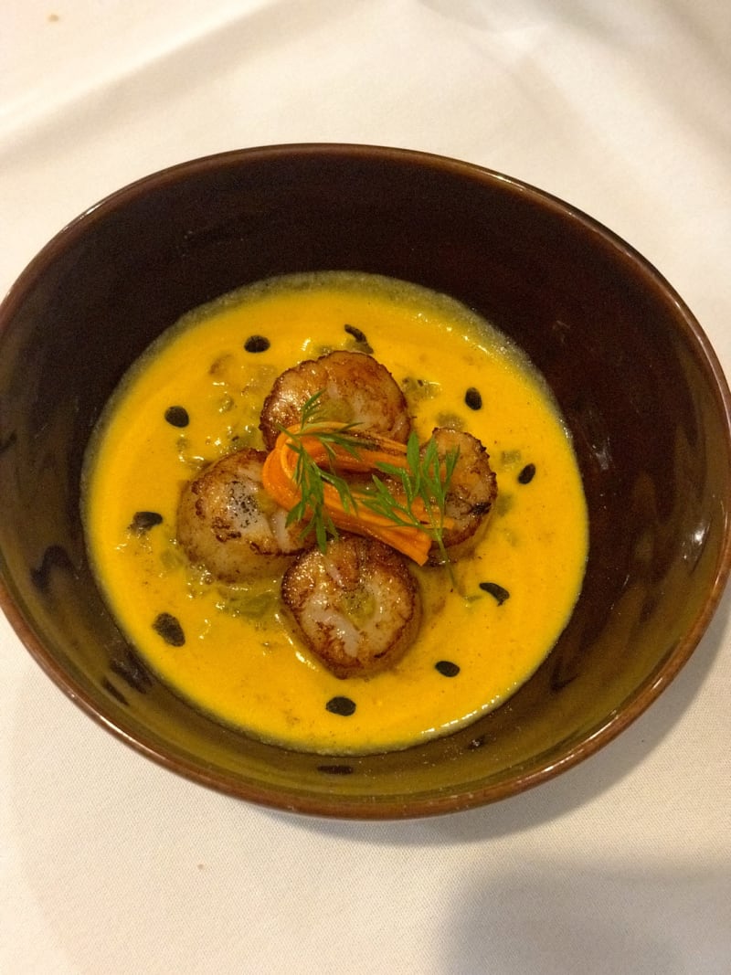 Seared Hokkaido Scallops at Fleur De Mizu