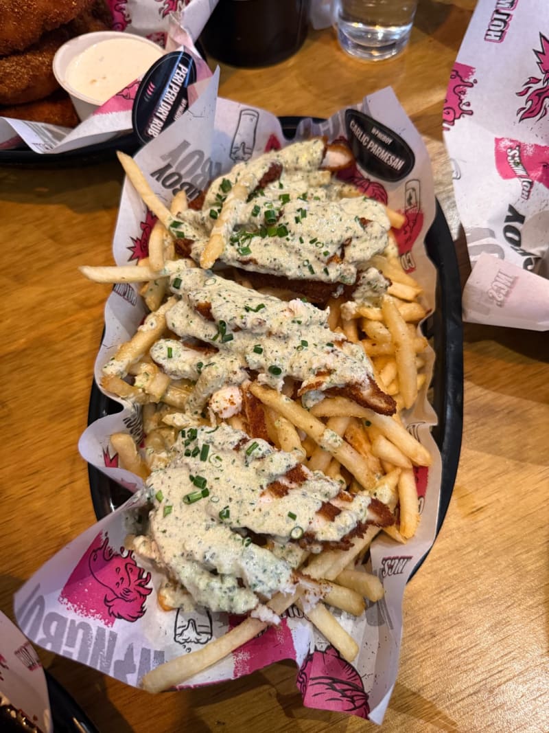 Garlic Parmesan Loaded Fries at Wingboy Newtown