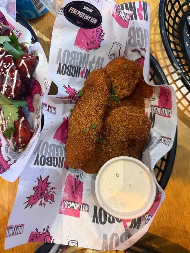 Periperi Chicken Tenders at Wingboy Newtown