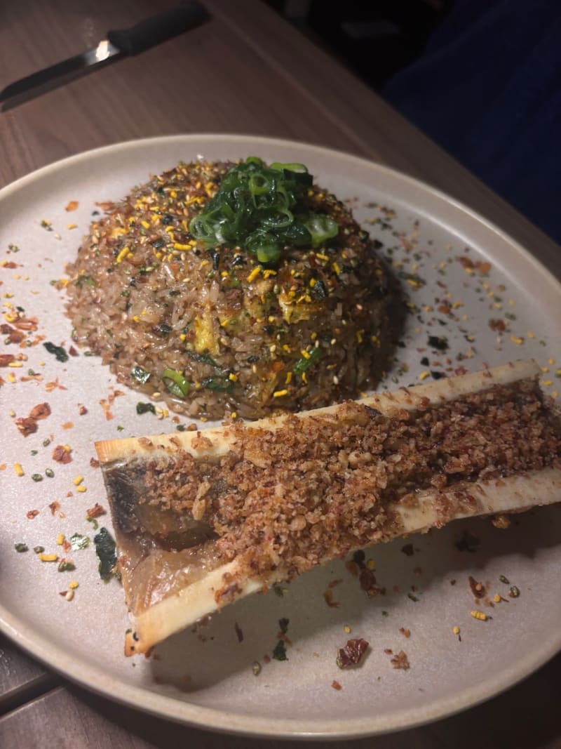 Bone Marrow Fried Rice at Hustlers.syd