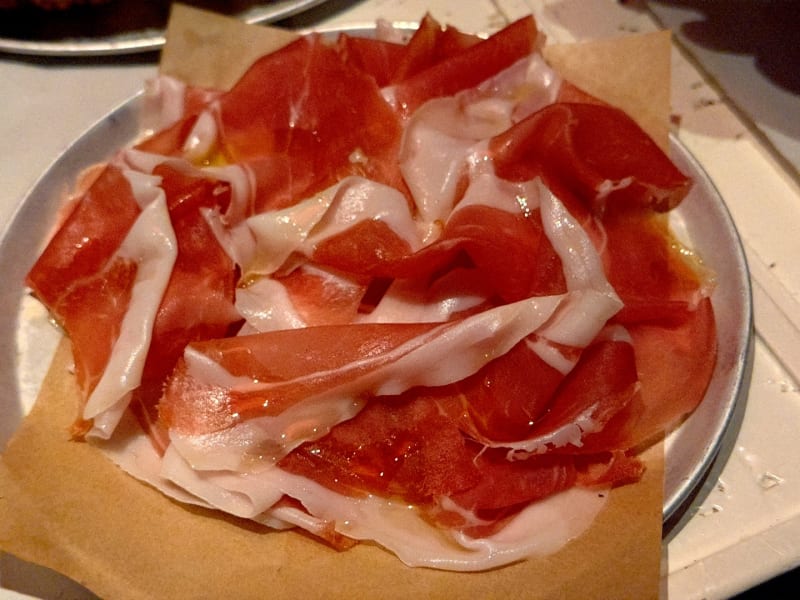 Prosciutto, 18mo. at Bar Totti's