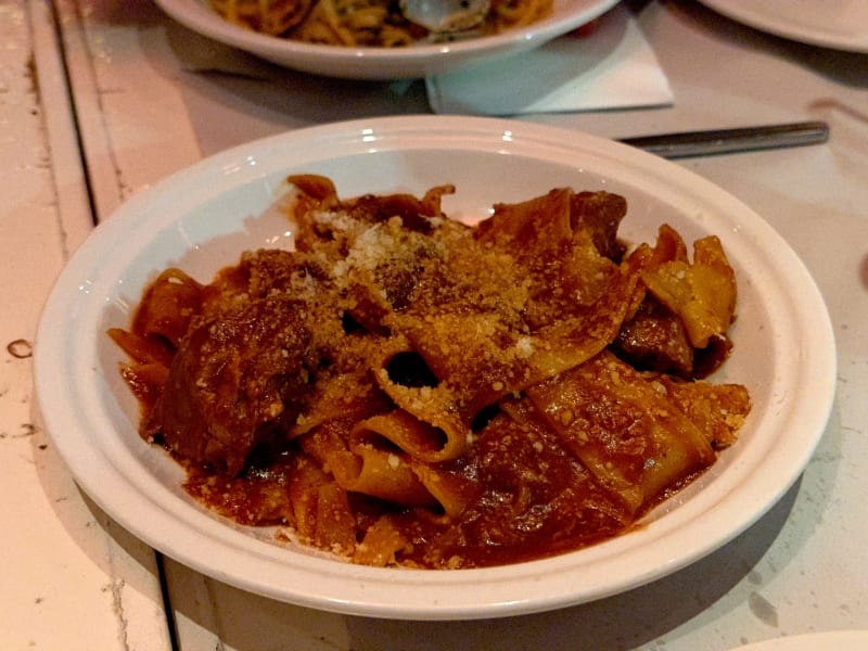 Pappardelle, Lamb Ragu at Bar Totti's