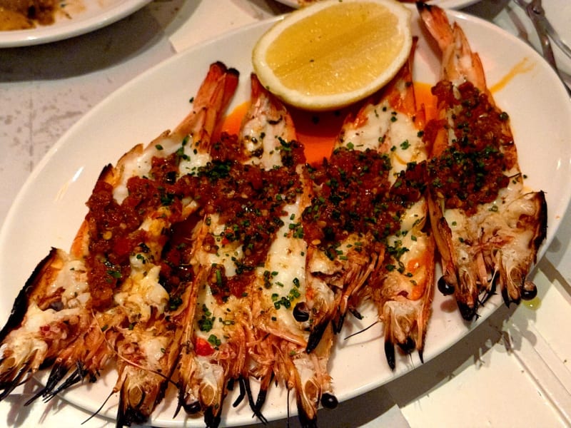 King Prawns, Chilli at Bar Totti's