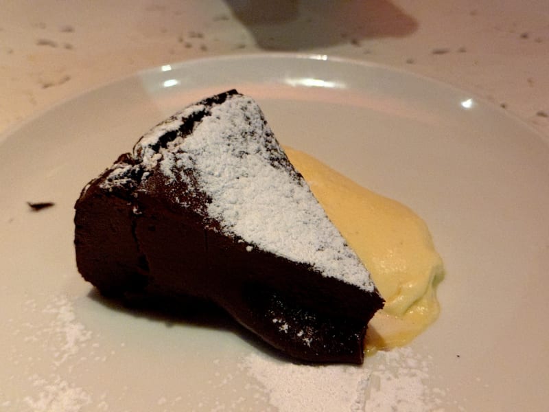 Chocolate Torta at Bar Totti's
