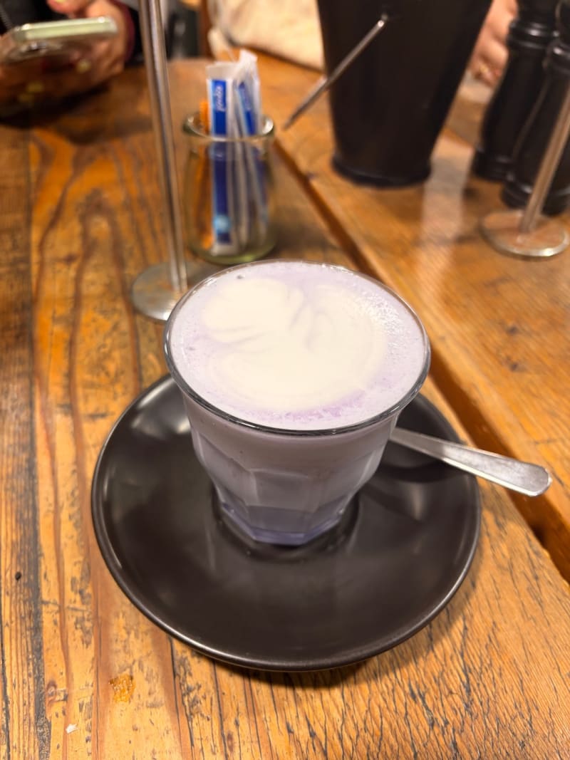 Taro Latte at Chimichuri Chatswood