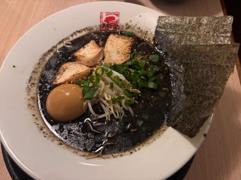 Gyokai Black "Kogashi" (Richer Garlic Pork Broth) at Manpuku Neutral Bay