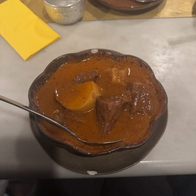 Mussaman Beef Curry at Chat Thai - Sydney