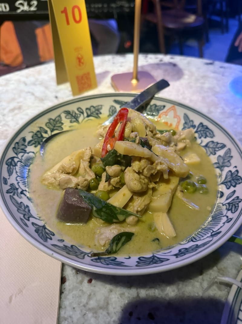 Chicken Green Curry at Krung Thai Restaurant & Bar