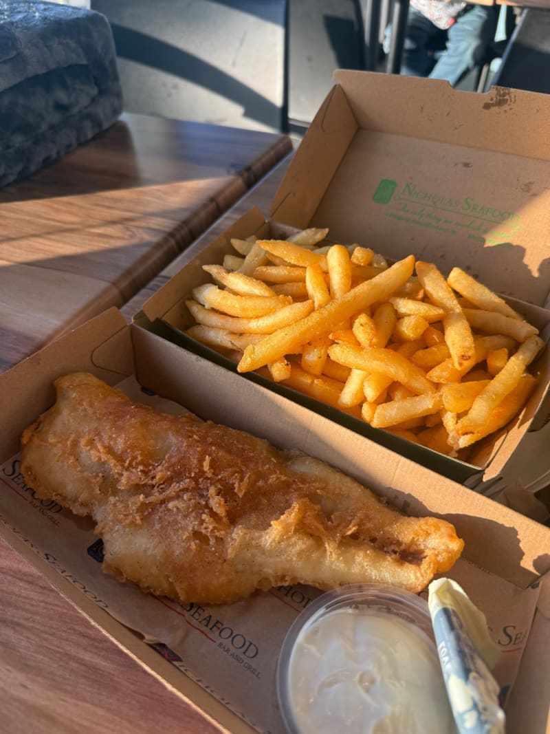 Fish and Chips at Nicholas Seafood