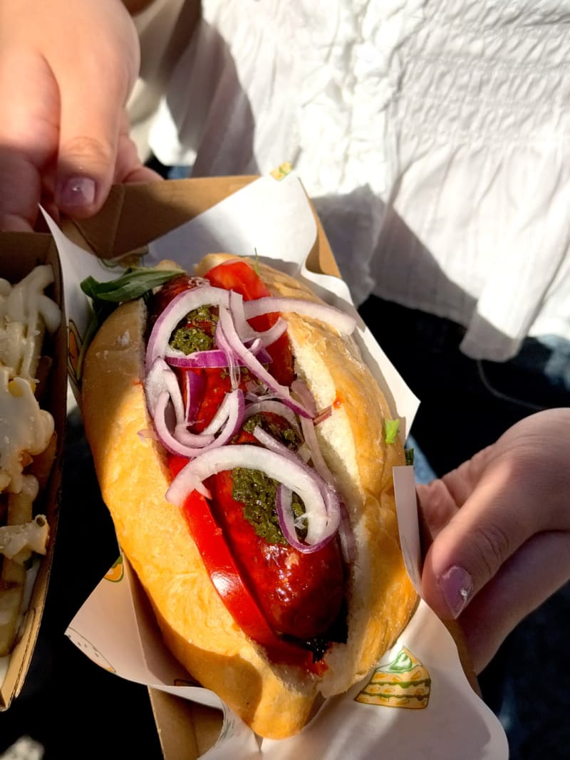 Chorizo Sausage Roll at Caminito Food Truck