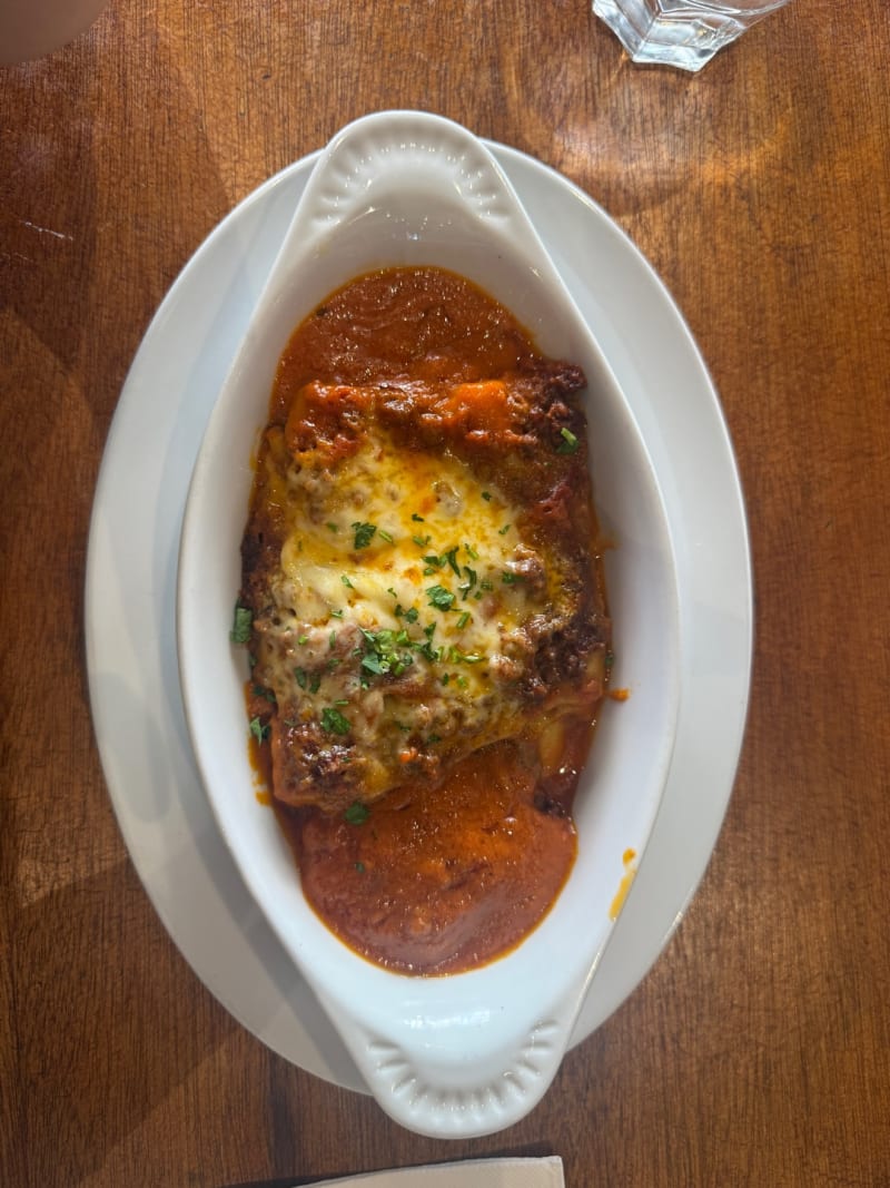 Beef Lasagne at Pastizzi Cafe - North King Street
