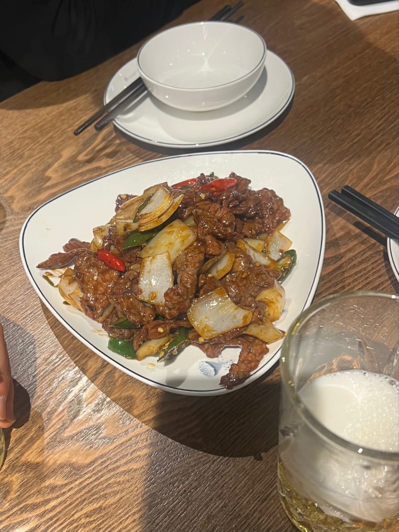 Sichuan Style Spicy Beef at Lilong By Taste Of Shanghai Rhodes