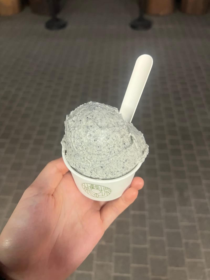 Black Sesame Gelato at Cha-no-wa Rhodes