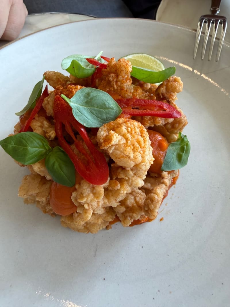 Popcorn Calamari at The Beam