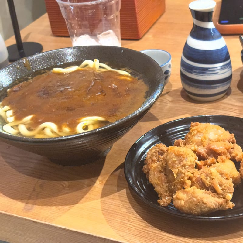 Chicken Karaage Curry Udon at Japan City