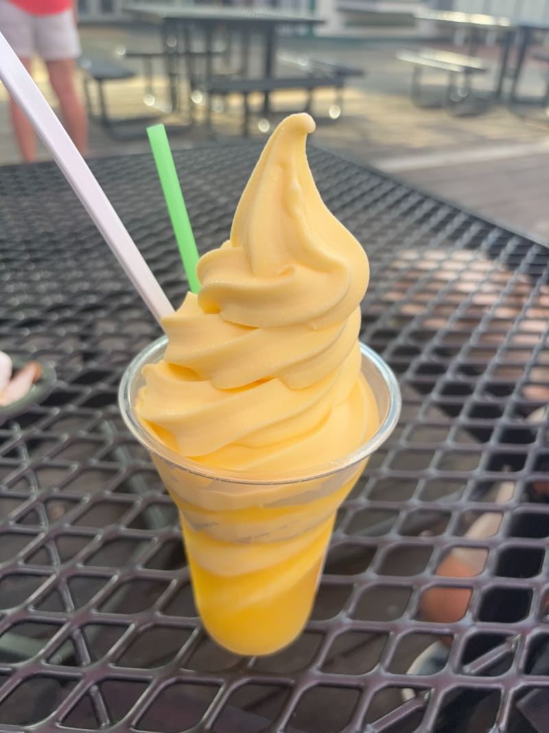 Pineapple Dole Whip at Bubba & Finn's