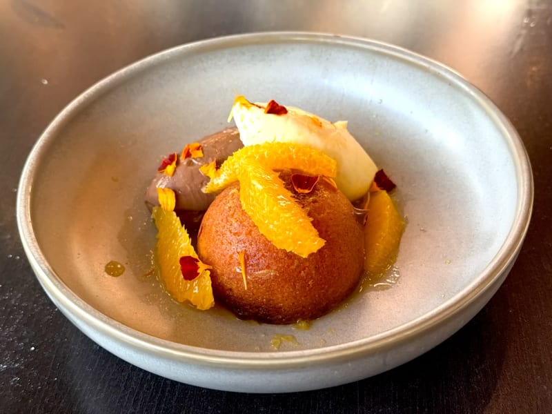 Orange & Almond Cake at The Wood Restaurant