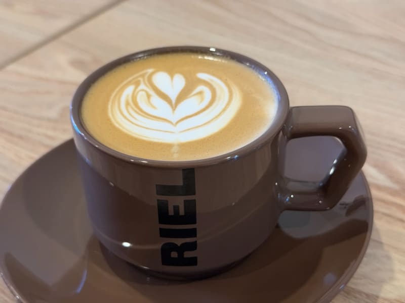 Strong Flat White at Oops Cafe