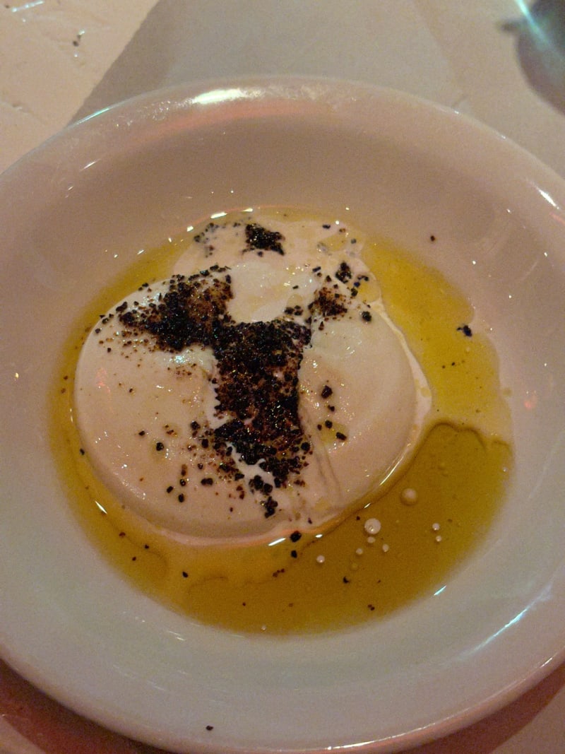Burrata at Bar Totti's