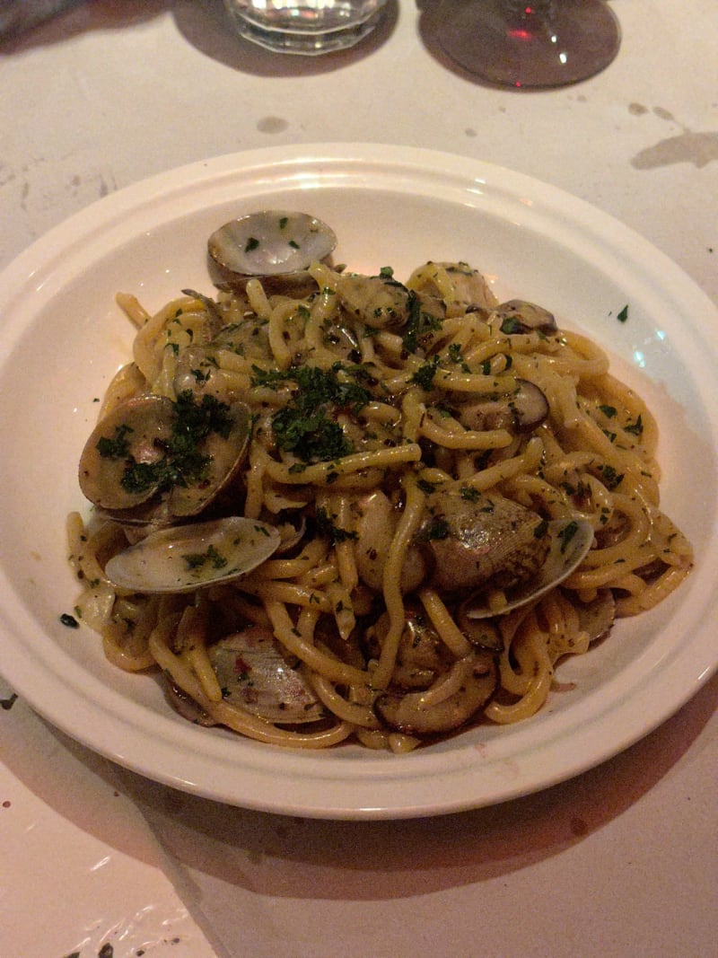 Bucatini, Vongole, Shiitake, Garlic, Chilli at Bar Totti's