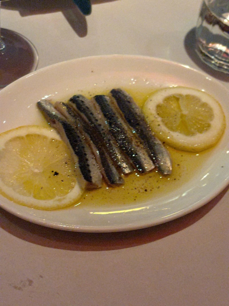 Sardines (a) at Bar Totti's