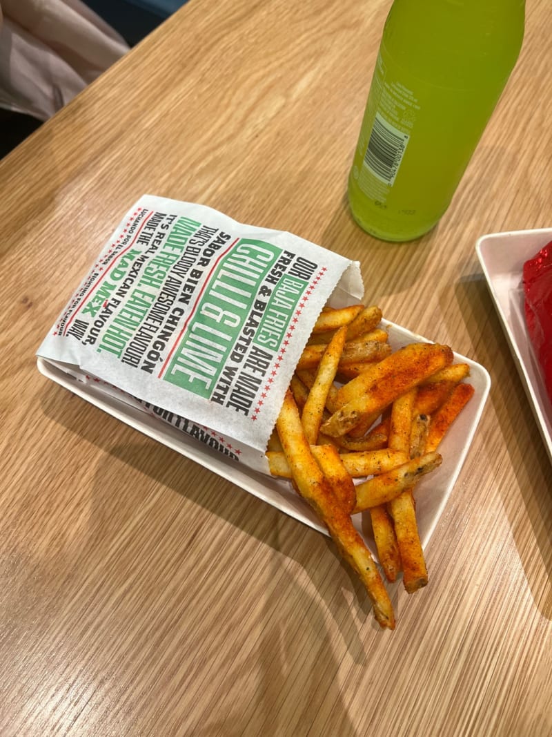 Baja Fries at Mad Mex Sydney International Airport T1