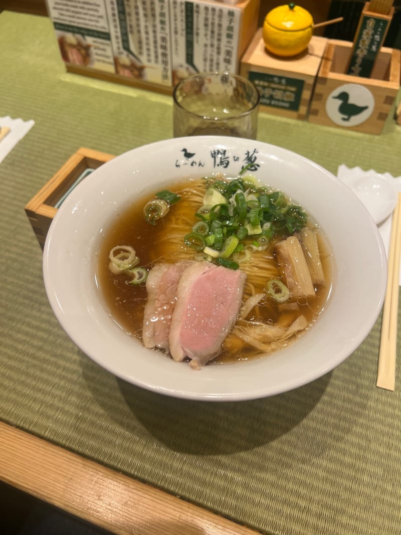 Duck Meat Ramen at Ramen Kamo To Negi Osaka Umeda Branch