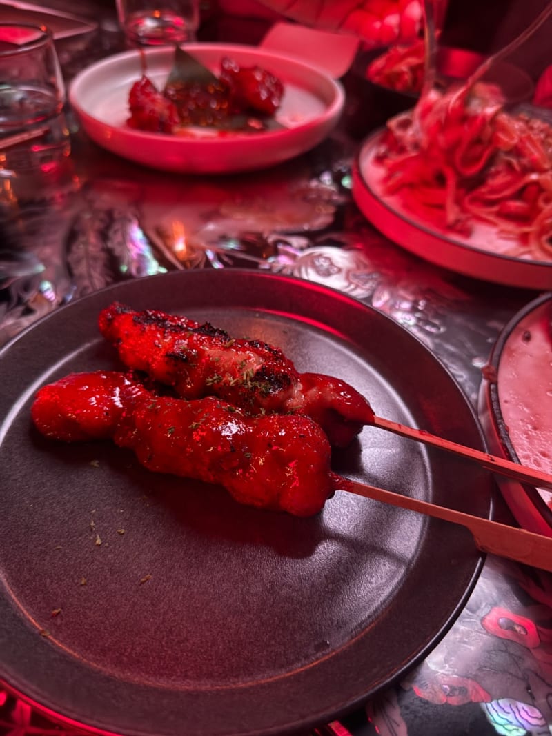 Teriyaki Chicken Skewer at Hazy Tiger