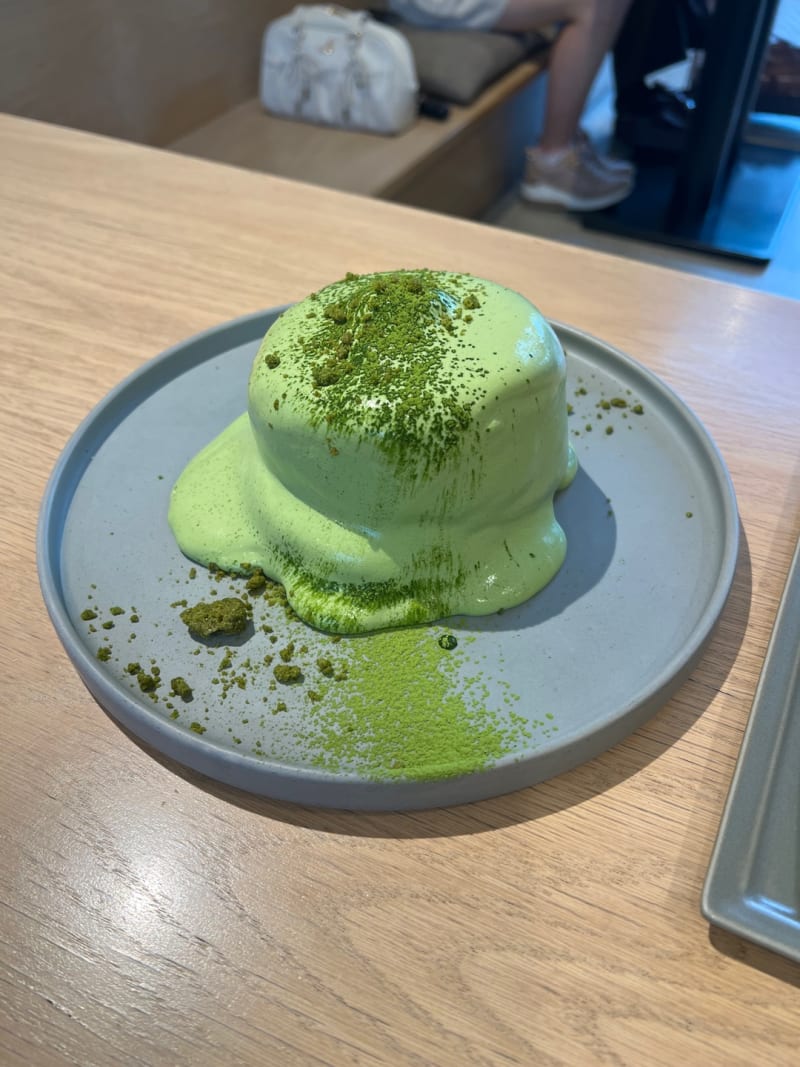 Matcha Cream Pancakes Set at Chavaty Kyoto Arashiyama