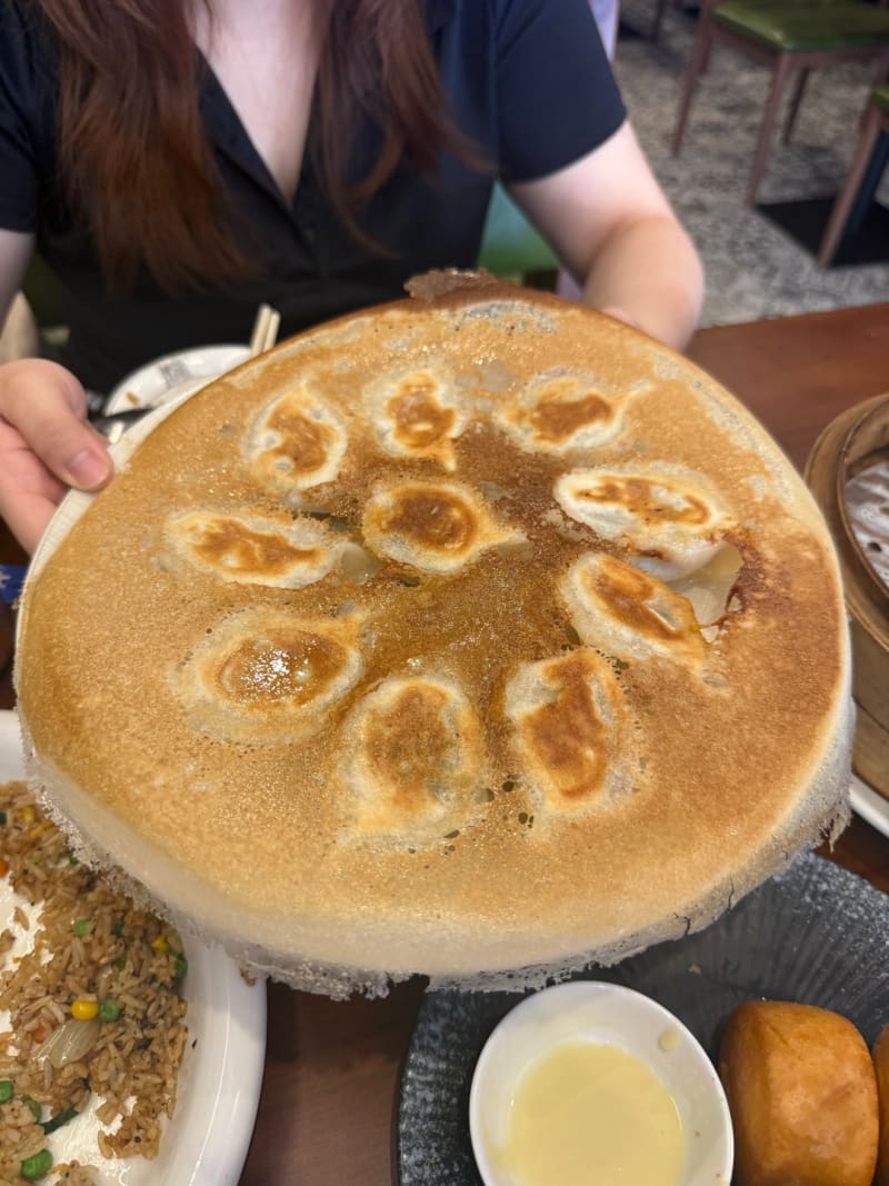Fried Pork and Chive Dumplings at Fuma Kitchen 福马餐厅