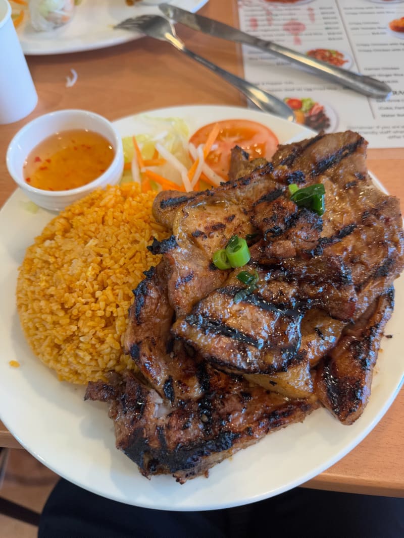Pork Chop with Rice at Happy Pho