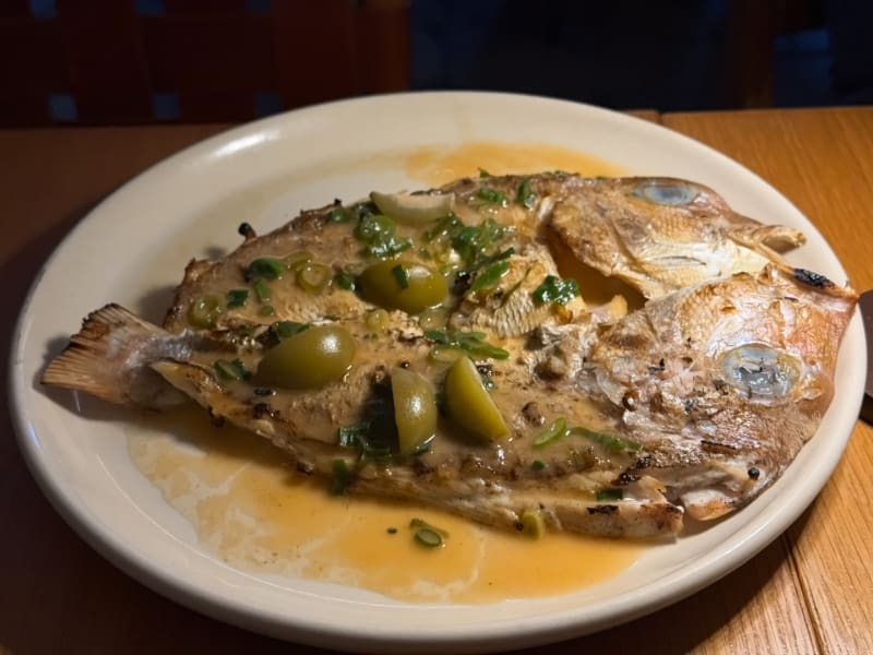 Butterflied Market Fish at Civico 47