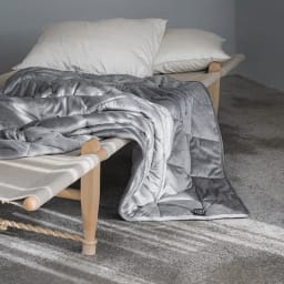 1. CURA Minky Tyngdfilt 6kg - Grey 140x200cm