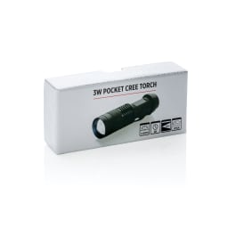 3. 3W liten CREE-ficklampa