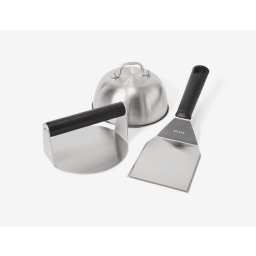 0. Satake Smash Burger Set, stainless steel