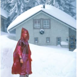 1. Engångs regnponcho
