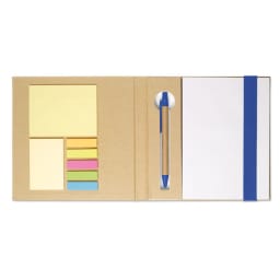 0. Block med post-its och penna