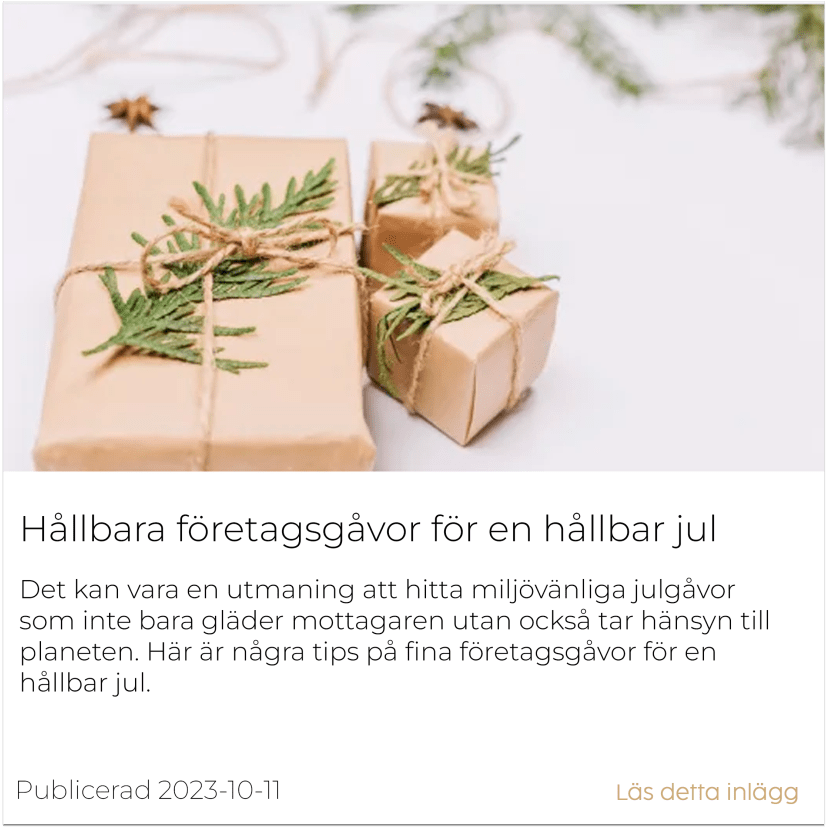Senaste nyheten