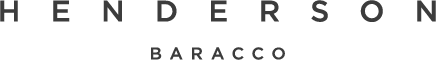 Loghi Henderson Baracco realizzati da Palazzina Creativa agenzia branding per progetti di identità di marca e packaging.